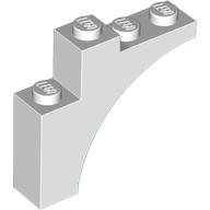 LEGO® los onderdeel Steen Boog in kleur Wit 80543