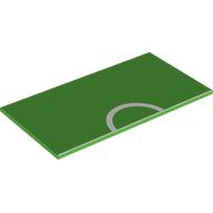 Plaatje in Gallery viewer laden, LEGO® los onderdeel Tegel met Motief Fel Groen 90498pb37
