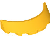 Plaatje in Gallery viewer laden, LEGO® los onderdeel Voorruit Helder Licht Oranje 62360