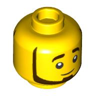 LEGO® los onderdeel Hoofd in kleur Geel 3626cpb3196