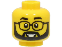 Plaatje in Gallery viewer laden, LEGO® los onderdeel Hoofd in kleur Geel 3626cpb3228