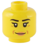 LEGO® los onderdeel Hoofd in kleur Geel 3626cpb3202