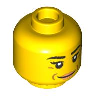 LEGO® los onderdeel Hoofd in kleur Geel 3626cpb3202