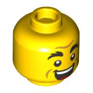 Plaatje in Gallery viewer laden, LEGO® los onderdeel Hoofd in kleur Geel 3626cpb3222