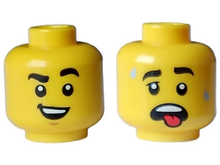 Plaatje in Gallery viewer laden, LEGO® los onderdeel Hoofd in kleur Geel 3626cpb3224