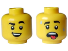 LEGO® los onderdeel Hoofd in kleur Geel 3626cpb3224