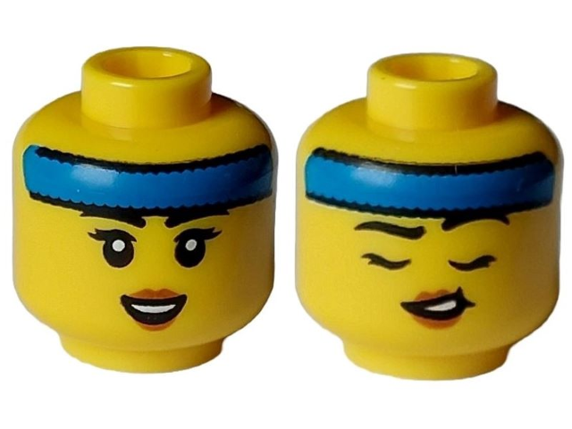 LEGO® los onderdeel Hoofd in kleur Geel 3626cpb3223