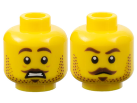 LEGO® los onderdeel Hoofd in kleur Geel 3626cpb3214