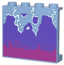 Plaatje in Gallery viewer laden, LEGO® los onderdeel Paneel met Motief Zandblauw 60581pb231