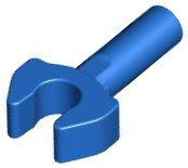 LEGO® los onderdeel Staaf in kleur Blauw 48729b