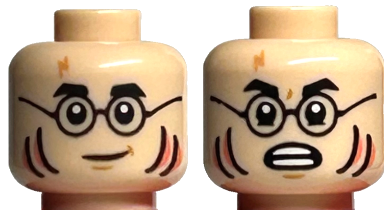 LEGO® los onderdeel Hoofd in kleur Lichte Noga 3626cpb3244