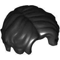 Plaatje in Gallery viewer laden, LEGO® los onderdeel Haar in kleur Zwart 3277