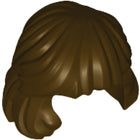 LEGO® los onderdeel Haar in kleur Donker Bruin 36037
