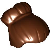LEGO® los onderdeel Haar in kleur Roodachtig Bruin 27186
