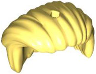 Plaatje in Gallery viewer laden, LEGO® los onderdeel Haar in kleur Helder Lichtgeel 76772