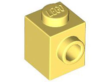 Plaatje in Gallery viewer laden, LEGO® los onderdeel Steen Aangepast Helder Lichtgeel 87087