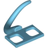 Plaatje in Gallery viewer laden, LEGO® los onderdeel Lijf Accessoire Medium Azuurblauw 77263
