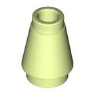 LEGO® los onderdeel Kegel in kleur Geelachtig Groen 4589b