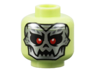 LEGO® los onderdeel Hoofd Geelachtig Groen 3626pb3200