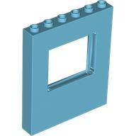 LEGO® los onderdeel Paneel in kleur Medium Azuurblauw 15627