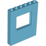 Plaatje in Gallery viewer laden, LEGO® los onderdeel Paneel in kleur Medium Azuurblauw 15627