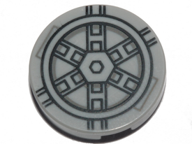 LEGO® 14769pb578 in kleur Licht Blauwachtig Grijs