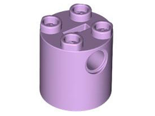 Plaatje in Gallery viewer laden, LEGO® los onderdeel Steen Rond in kleur Lavendel 30361c