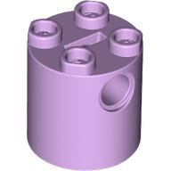Plaatje in Gallery viewer laden, LEGO® los onderdeel Steen Rond in kleur Lavendel 30361c