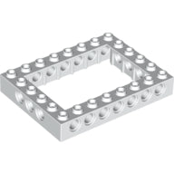 Plaatje in Gallery viewer laden, LEGO® los onderdeel Technische Steen in kleur Wit 32532