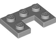 LEGO® Plaat Aangepast Licht Blauwachtig Grijs 73831