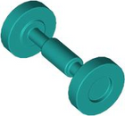 LEGO® los onderdeel Wiel in kleur Donker Turkoois 2496