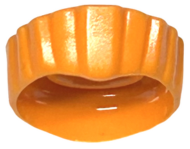 LEGO® los onderdeel Haar in kleur Oranje 25379