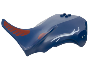 LEGO® Dier Onderdelen met Motief Donkerblauw 2812pb01