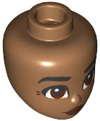 Plaatje in Gallery viewer laden, LEGO® los onderdeel Hoofd in kleur Medium Noga 101794