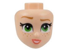 Plaatje in Gallery viewer laden, LEGO® los onderdeel Hoofd in kleur Lichte Noga 101813