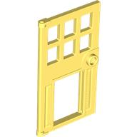 LEGO® los onderdeel Deur in kleur Helder Lichtgeel 79730
