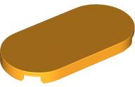 LEGO® los onderdeel Tegel Rond Helder Licht Oranje 66857