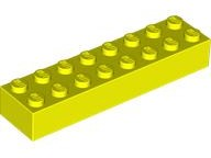 LEGO® los onderdeel Steen in kleur Neon geel 3007