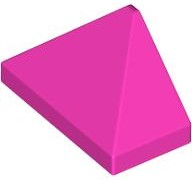 LEGO® los onderdeel Dakpan Algemeen Donker Roze 15571
