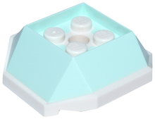 Plaatje in Gallery viewer laden, LEGO® los onderdeel Lijf Accessoire Licht Aqua 67013pb01