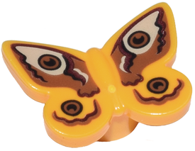 LEGO® los onderdeel Luchtdier Helder Licht Oranje 80674pb02