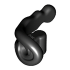 LEGO® los onderdeel Energy Effect in kleur Zwart 27393