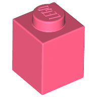 Plaatje in Gallery viewer laden, LEGO® los onderdeel Steen in kleur Koraal 3005