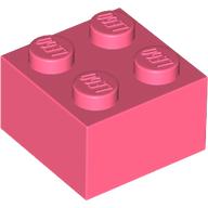 LEGO® los onderdeel Steen in kleur Koraal 3003