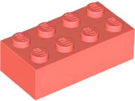 LEGO® los onderdeel Steen in kleur Koraal 3001