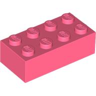 Plaatje in Gallery viewer laden, LEGO® los onderdeel Steen in kleur Koraal 3001