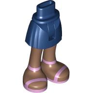 Plaatje in Gallery viewer laden, LEGO® los onderdeel Benen Donkerblauw 35216ac00pb011