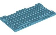 LEGO® los onderdeel Steen Aangepast Medium Azuurblauw 2629