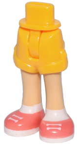 LEGO® los onderdeel Benen Helder Licht Oranje 1826cc00pb002