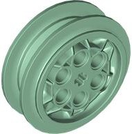 LEGO® los onderdeel Wiel in kleur Zandgroen 86652